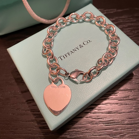 Authentic Tiffany Heart Bracelet - Picture 1 of 2